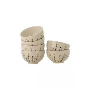 Bloomingville set de boluri Bea 300 ml 6-pack culoarea bej imagine