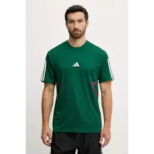 adidas tricou Tiro culoarea verde, cu imprimeu, JN2579 imagine