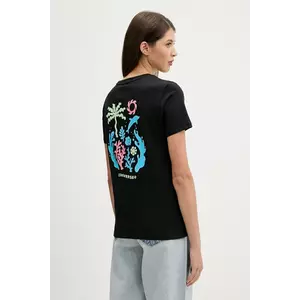 Converse tricou din bumbac culoarea negru, 10027759-A02 imagine