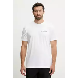 adidas TERREX tricou sport culoarea alb, cu imprimeu, JW3559 imagine