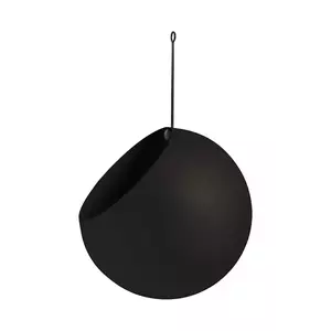 AYTM suport de perete pentru ghiveci Globe 21 x 32 cm culoarea negru imagine