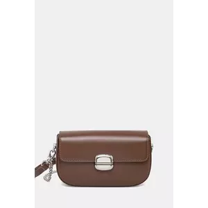 Answear Lab poseta de piele culoarea maro imagine