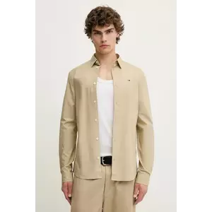 Tommy Jeans cămașă culoarea bleumarin, cu guler clasic, slim, DM0DM04405 imagine