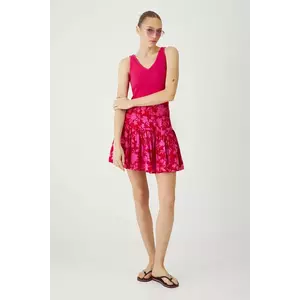 Medicine fusta culoarea rosu, mini, evazati imagine