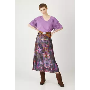 Medicine tricou din bumbac culoarea violet imagine