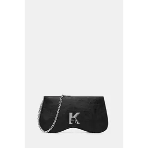 Karl Lagerfeld Jeans poșetă culoarea negru, A3W30215 imagine