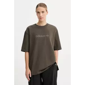 adidas Originals tricou Essentials culoarea verde, JX5535 imagine