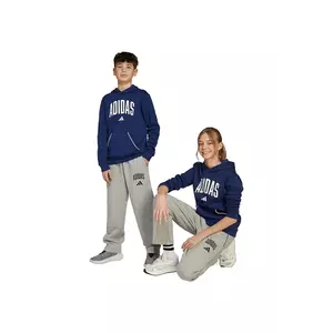 adidas pantaloni de trening pentru copii culoarea gri, cu imprimeu, JW2386 imagine