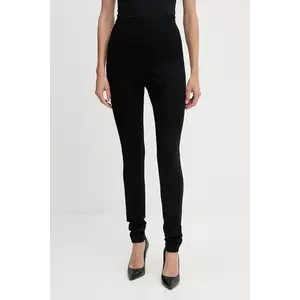 BOSS Orange colanți culoarea negru, uni, 50535462 imagine