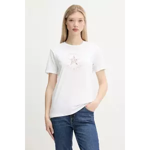 Converse tricou din bumbac culoarea alb, 10027751-A01 imagine