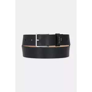 Paul Smith curea de piele culoarea negru, M1A-7946-NSTITC imagine