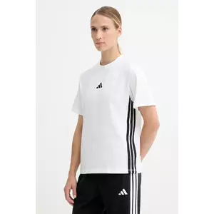 adidas tricou din bumbac Essentials culoarea alb, JD0844 imagine