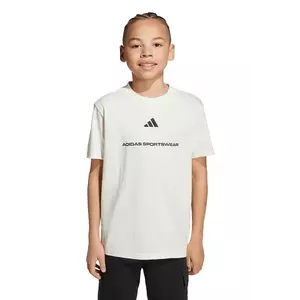 adidas tricou de bumbac pentru copii culoarea alb, cu imprimeu, KC5385 imagine