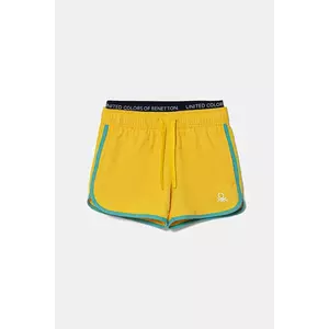 United Colors of Benetton pantaloni scurți de baie copii culoarea galben, 5JD00X00R imagine