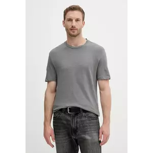 United Colors of Benetton tricou de in culoarea gri, uni, 3UTFU10B1 imagine