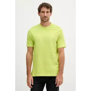 United Colors of Benetton tricou din bumbac culoarea verde, uni, 36JGU105U imagine