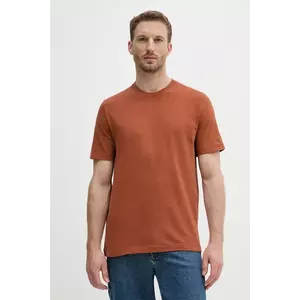 United Colors of Benetton tricou din bumbac culoarea portocaliu, uni, 36JGU105U imagine