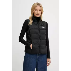 Karl Lagerfeld vestă culoarea negru, de iarnă, A1W15048 imagine