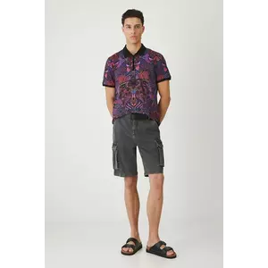 Medicine polo culoare bărbătească cu model multicolor imagine