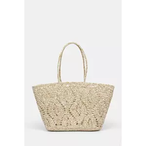 Answear Lab coș de plajă culoarea bej imagine