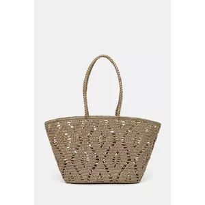 Answear Lab coș de plajă culoarea maro imagine