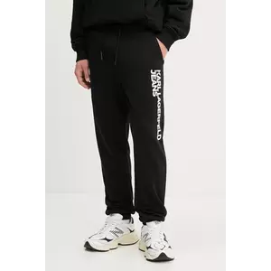 Karl Lagerfeld Jeans pantaloni de trening culoarea negru, cu imprimeu, A1M10001 imagine