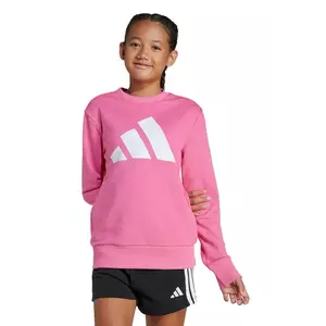 adidas bluză copii culoarea roz, cu imprimeu, JE1390 imagine