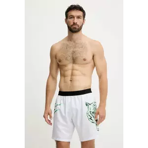 PLEIN SPORT pantaloni scurți de baie culoarea alb, PS25MBL04 imagine