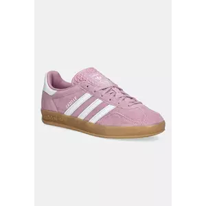 adidas Originals sneakers din piele întoarsă Gazelle Indoor culoarea violet, JS1395 imagine