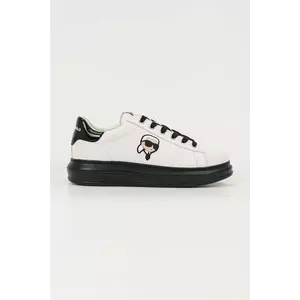 Karl Lagerfeld sneakers din piele KAPRI MENS culoarea alb, KL52530N imagine