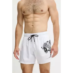 PLEIN SPORT pantaloni scurți de baie culoarea alb, PS25MBM06 imagine
