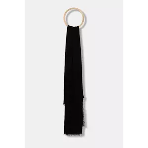 Weekend Max Mara șal LATINO culoarea negru, uni, 2525546064600 imagine