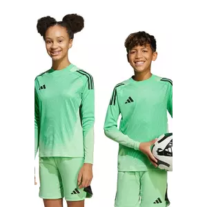 adidas Performance longsleeve copii culoarea verde, cu imprimeu, JI9702 imagine
