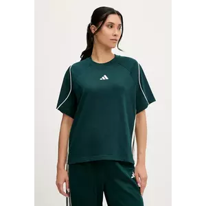 adidas tricou din bumbac Stadium culoarea verde, JW0449 imagine