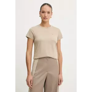 BOSS tricou din bumbac culoarea bej, 50545671 imagine