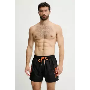 PLEIN SPORT pantaloni scurți de baie culoarea negru, PS25MBM04 imagine