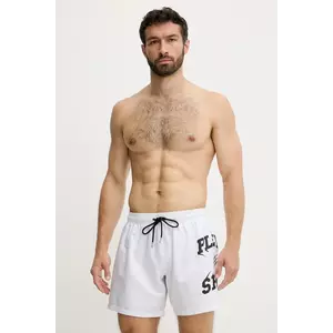 PLEIN SPORT pantaloni scurți de baie culoarea alb, PS25MBM01 imagine