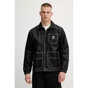 adidas Originals geacă Graphic Reg Jkt culoarea negru, de tranzitie, JW0174 imagine