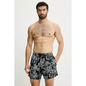 Philipp Plein pantaloni scurți de baie culoarea negru, PM25MBM02 imagine