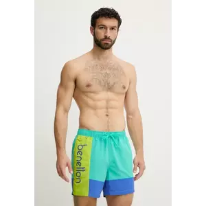 United Colors of Benetton pantaloni scurți de baie culoarea turcoaz, 5JD06X00U imagine