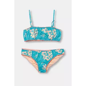 United Colors of Benetton costum de baie pentru copii din două piese culoarea turcoaz, 3MVL0K02W imagine