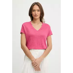 United Colors of Benetton tricou de in culoarea roz, 37UJD401Q imagine