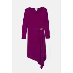 Joseph Ribkoff rochie culoarea violet, mini, evazați, 243153 imagine