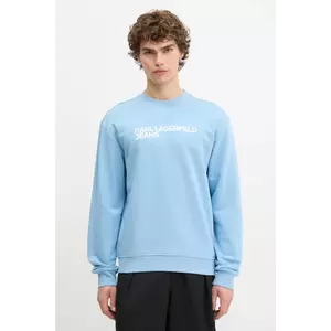 Karl Lagerfeld Jeans bluză culoarea negru, cu imprimeu, A1M20001 imagine