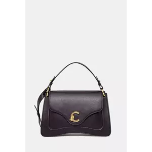 Coccinelle poșetă de piele culoarea negru, E1 SSK 18 01 01 imagine