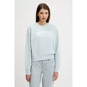 Karl Lagerfeld Jeans bluză culoarea alb, cu imprimeu, A1W20005 imagine