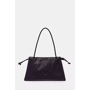 Coccinelle poșetă de piele culoarea negru, E1 SS5 13 01 01 imagine