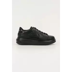 Karl Lagerfeld sneakers din piele KAPRI culoarea neagră, KL62539K imagine