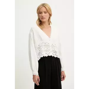 Answear Lab camasa din bumbac culoarea alb, relaxed imagine