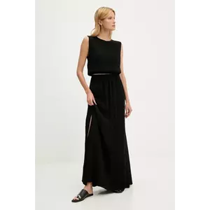 Answear Lab bluză și fustă culoarea negru imagine